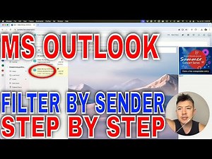 ✅ How To Filter Microsoft Outlook Emails By Sender🔴