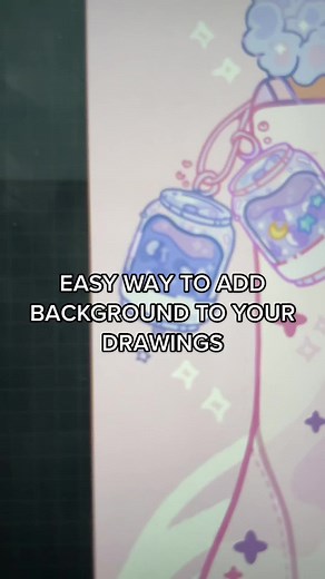 Backgrounds but made easy #procreateart #procreatetutorial #digitalartbackground #digitalart #digitalarttutorial #arttutorial #cutebackgrounds