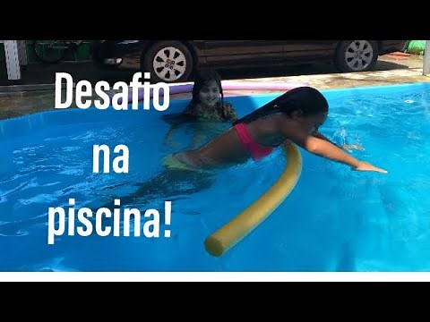 Dia na piscina! Desafio!!!