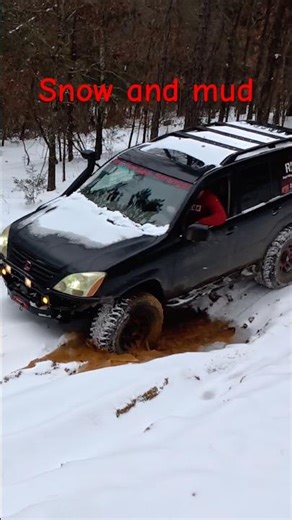 Lexus GX470 snow and mud. #gx470 #snow #mud #toyota #shorts