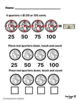 No Prep Adapted Money Worksheets Set 1