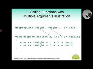 C++ Chapter 6 functions