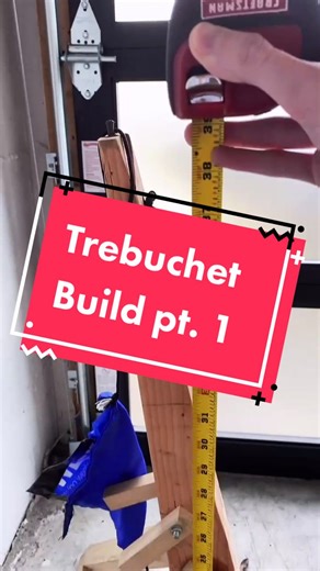 Trebuchet build tour part 1! Making part 2 and how to build your own right now! #bigdrillenergy #trebuchet #diy