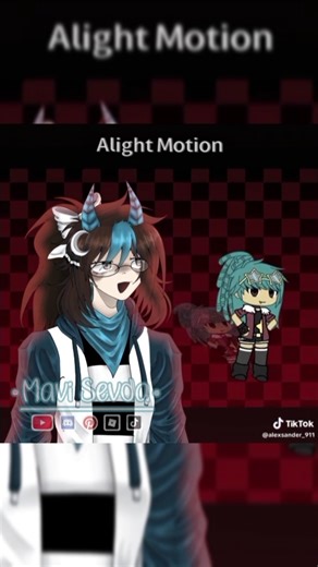 A collab with a friend #alightmotion #animation #edit #oc #collab #tweening