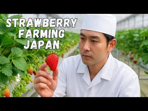 The Success of Strawberry Farming in Japan 🍓 | Sweet Red Japanese Agriculture Story