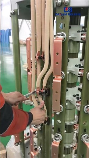 The on-load tap changer of the transformer is securely fastened.