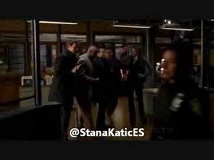 Stana Katic singing in Castle piano man