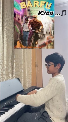 “Kyon - Barfi” on Piano | Songs🎵 | Akshat Verma 👍 #shorts #music #keyboard #pianopoets #piano