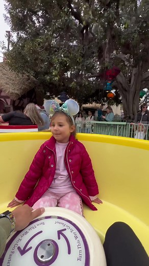 Come ride the teacups with us! #disneyland #disneylandtiktok #disney #disneylandrides