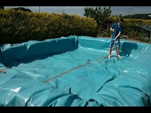 como hacer una piscina con plastico