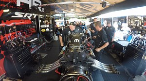 So much power, your teeth (and the camera) will chatter. 😍 Go on board with Matt Hagan and the Mopar team as he warms up ahead of Q1 at NHRA's #BrainerdNats! | Don Schumacher Racing