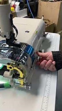How to sharpen the blade on the Techsew SK-4 leather skiving machine