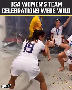 442K views · 2.7K reactions | Absolute scenes!  USWNT know how to celebrate winning a World Cup...  | SPORF | Facebook
