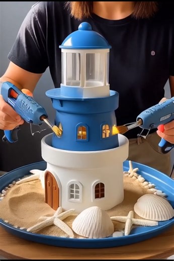 Moon Projection Lighthouse Lamp or Moonlight Lighthouse Night Light | Best Crafts Ideas