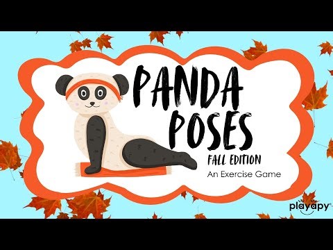 PANDA POSES FALL EDITION | An Exercise & Breathing Game for Kids | Mindfulness, Stretching, Balance