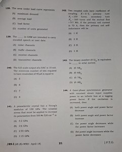 The area under load curve represents(A) maximum demand(B) ave... | Filo