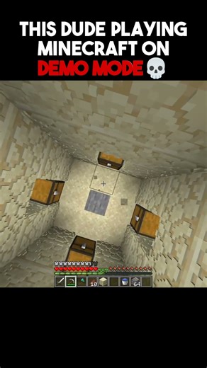 Don't Forget To Download Demo Mode Bro 💀 #minecraft #tayemmmm