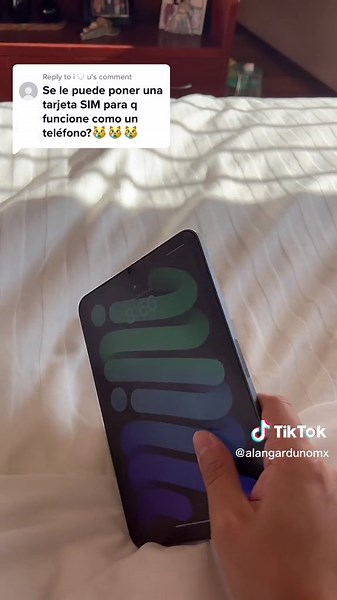 Replying to @i ♡ u 📞😨 llamadas desde el iPad mini 6ª gen 🫰🏻 #ipadmini6 #ipadminicellular