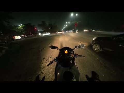 DJI Action 2 Low Light Test | MotoVlogging in Challenging Night Conditions