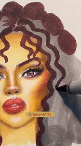 1.3M views · 32K reactions | Curly Hair Drawing Tips #drawing #learntodraw #curlyhair | CrescentArts | Facebook