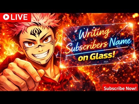 Live Sand Art | Writting Subscriber Name On Glass ❤️☝️☝️