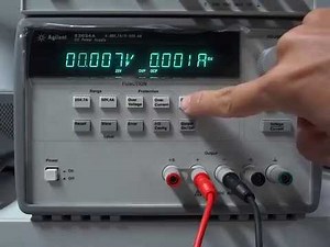 How to use Agilent Power Supply E3634A