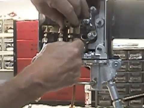 Remove and install main valve 001