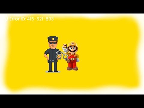 Super Mario Maker - Anti-Piracy Screen