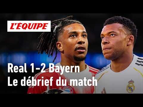 Real Madrid 1-2 Bayern Munich: Mbappé scores and Olise is omnipresent! Bayern Munich dominates Re...