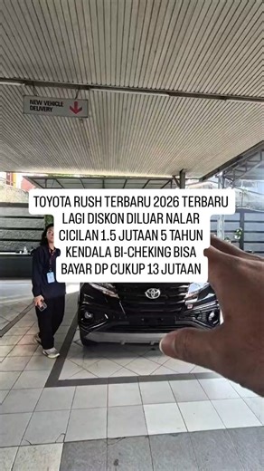 Seputar Otomotif Channel on Instagram: "TOYOTA RUSH TERBARU 2026 TERBARU LAGI DISKON DILUAR NALAR CICILAN 1.5 JUTAAN 5 TAHUN KENDALA BI-CHEKING BISA BAYAR DP CUKUP 13 JUTAAN #promotoyotamurah #toyota #fyp #jualmobil #mobilmurah"