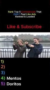 Rank Top 5 Commercials That Didn’t Feel Like Ads😂😂