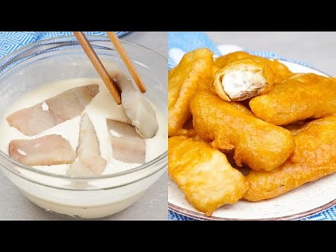 Crispy beer battered cod: how to make it golden and crunchy!