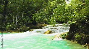 El Chiflon waterfalls in Chiapas Mexico