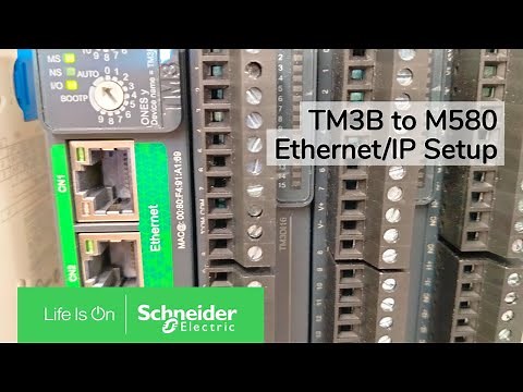 Connect the TM3B Distributed IO Module to the M580 PLC via Ethernet/IP | Schneider Electric Support