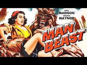 Official Trailer MAN BEAST (1956, Rock Madison, Virginia Maynor, Jerry Warren)