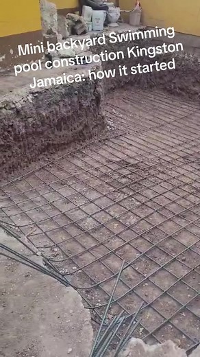 Mini Backyard Swimming Pool Construction in Kingston, Jamaica