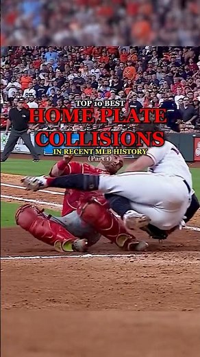Top 10 Best Home Plate Collisions in MLB History | Part 1
