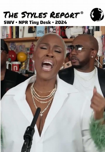 SWV perform “Anything (Old School Remix)” in this standout 2024 NPR Tiny Desk Concert. Coko, Taj, and LeLee sound as effortless as ever, backed by a tight live band and background vocals that elevate the set without overpowering it. A soulful reminder of just how deep the Sisters’ catalog runs. Source: NPR Tiny Desk #SWV #AnythingOldSchoolRemix #TinyDesk #90sRNB #RNBLegends