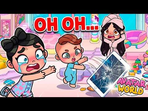 😱 MY BABY BROKE HIS SISTER'S TABLET! *in AVATAR WORLD *NALA💞