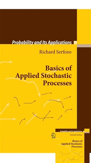 Basics of Applied Stochastic Process by Richard Serfozo || #stochastic #richard #mathbooks