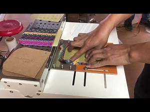 Pocket ironing machine, pocket setting machine, sweater fabric round corner pocket ironing