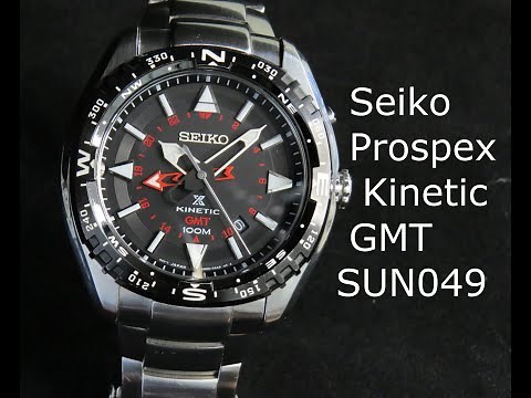 Seiko's True GMT ; Seiko Prospex Kinetic GMT Ref. SUN049 Review
