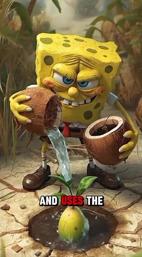 SpongeBob's Ultimate Sacrifice: Planting Hope in the Desert