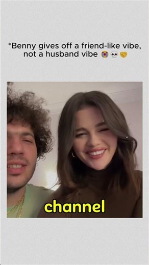Benny gives off a friend-like vibe, not a husband vibe 😭💀🤝 #SelenaGomez #BennyBlanco #SelenaFam