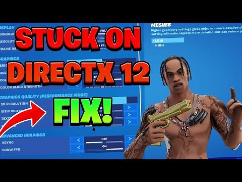 How To Fix Fortnite Stuck On DirectX12/11 in OG Season (Fortnite Not Changing Render Mode, Easy Fix)