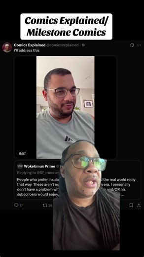 I just wanted to add my two cents about the whole Comics explained situation when it comes to reading Milestone comics and other Black comic books #comictok #comicbooks #blerd #dcccomics #greenscreen