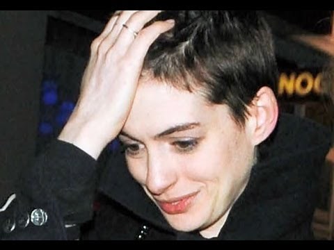 Anne Hathaway's PIXIE Cut Looks Fantastic! Les Miserables!