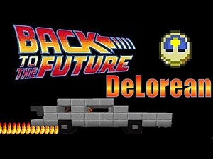 Minecraft BTTF DeLorean Tutorial! (Remake) 1.8