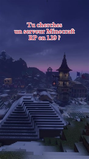 Serveur Minecraft RP 1.19 avec chat vocal et événements