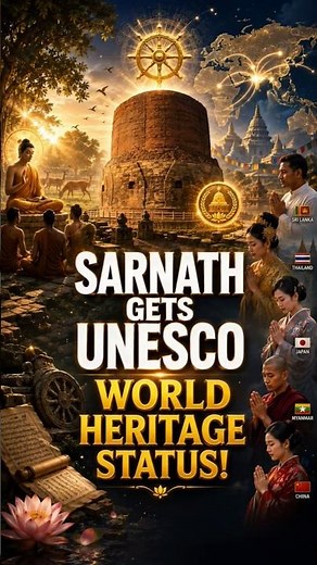 2,500 Years Later… UNESCO Finally Recognises Sarnath! #Sarnath #UNESCO #Buddha #Buddhism #History